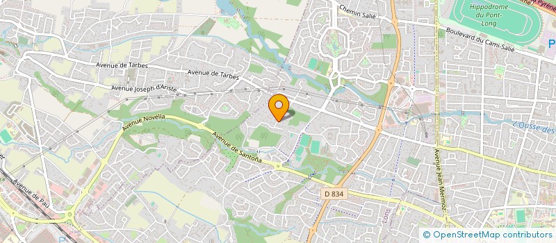 localisation de l'entreprise MONSIEUR MICHEL MARLATS  LONS