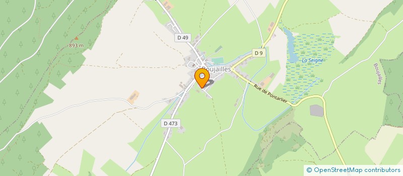 localisation de l'entreprise MONSIEUR MICHEL MARLIN  BOUJAILLES