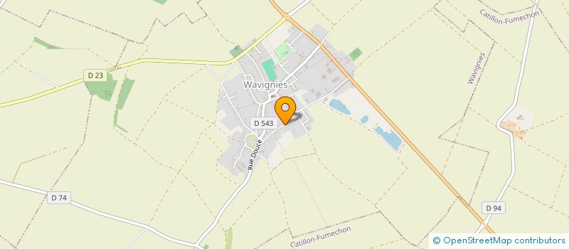 localisation de l'entreprise MONSIEUR MICHEL MARLOT  WAVIGNIES