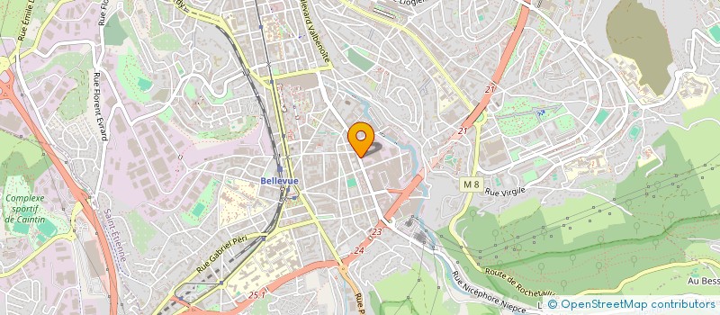 localisation de l'entreprise MONSIEUR MICHEL MARMILLON  SAINT-ETIENNE