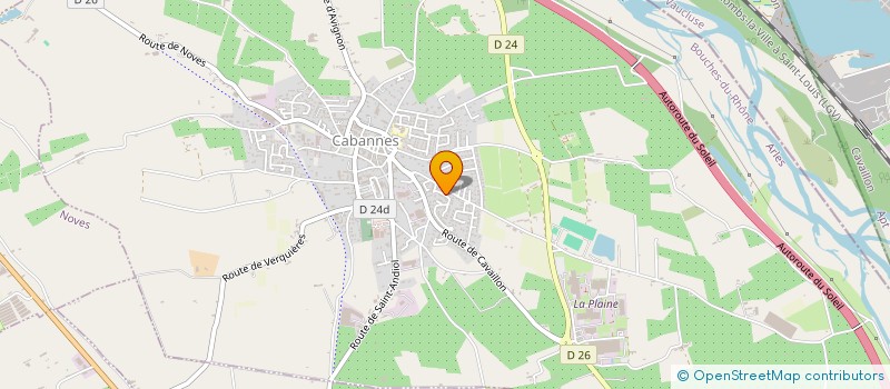 localisation de l'entreprise MONSIEUR MICHEL MARMOTTAN  CABANNES