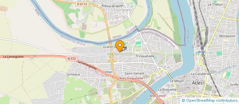 localisation de l'entreprise MONSIEUR MICHEL MARNETTO  ARLES