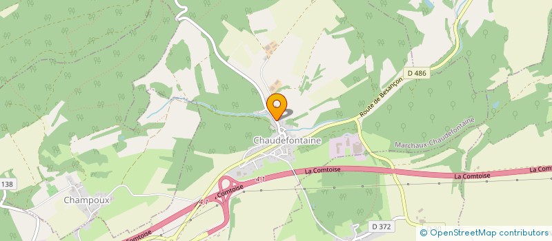 localisation de l'entreprise MONSIEUR MICHEL MAROTTE  MARCHAUX-CHAUDEFONTAINE