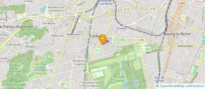 localisation de l'entreprise MONSIEUR MICHEL MARQUET à SCEAUX