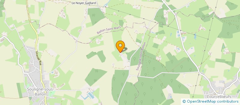 localisation de l'entreprise MONSIEUR MICHEL MARQUIS  SOULIGNE-SOUS-BALLON