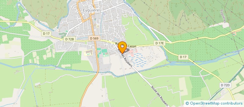 localisation de l'entreprise MONSIEUR MICHEL MARTEL  EYGUIERES