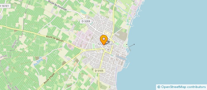 localisation de l'entreprise MONSIEUR MICHEL MARTI à MARSEILLAN