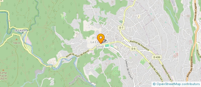 localisation de l'entreprise MONSIEUR MICHEL MARTIN à LA COLLE-SUR-LOUP