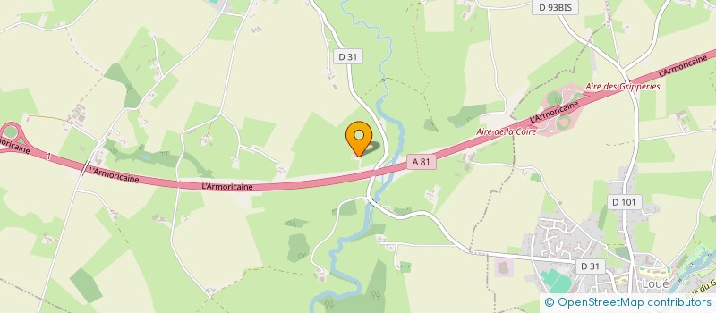 localisation de l'entreprise MONSIEUR MICHEL MARTIN  JOUE-EN-CHARNIE