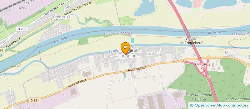 localisation de l'entreprise MONSIEUR MICHEL MARTIN  CRIQUEBEUF-SUR-SEINE