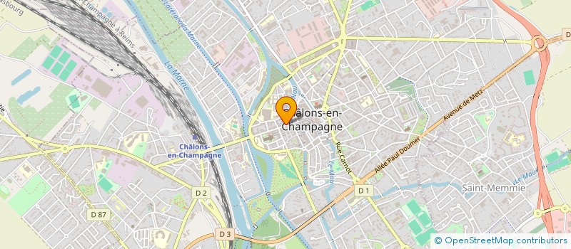 localisation de l'entreprise MONSIEUR MICHEL MARTIN  CHALONS-EN-CHAMPAGNE