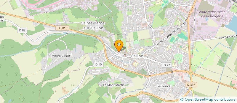 localisation de l'entreprise MONSIEUR MICHEL MARTIN à GAILLON