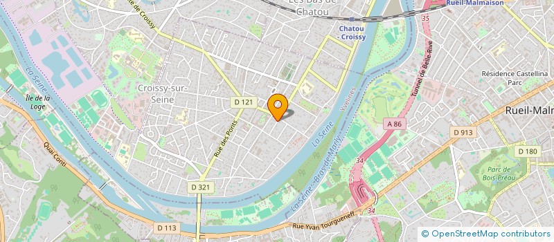 localisation de l'entreprise MONSIEUR MICHEL MARTIN  CROISSY-SUR-SEINE