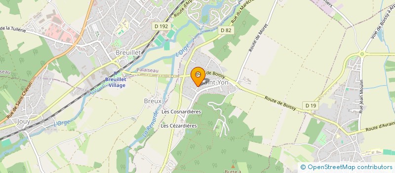 localisation de l'entreprise MONSIEUR MICHEL MARTIN  SAINT-YON