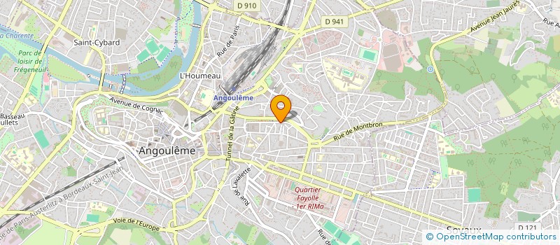 localisation de l'entreprise MONSIEUR MICHEL MARTIN à ANGOULEME