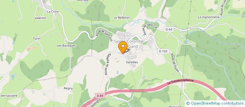 localisation de l'entreprise MONSIEUR MICHEL MARTIN  SAINT-JUST-LA-PENDUE