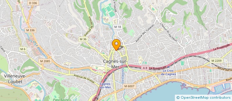 localisation de l'entreprise MONSIEUR MICHEL MARTIN à CAGNES-SUR-MER