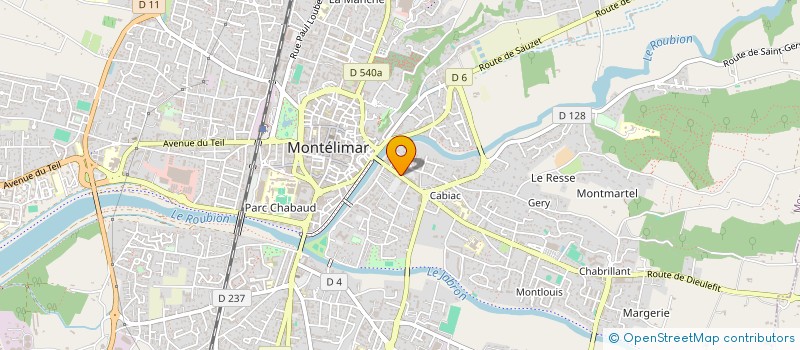 localisation de l'entreprise MONSIEUR MICHEL MARTIN  MONTELIMAR