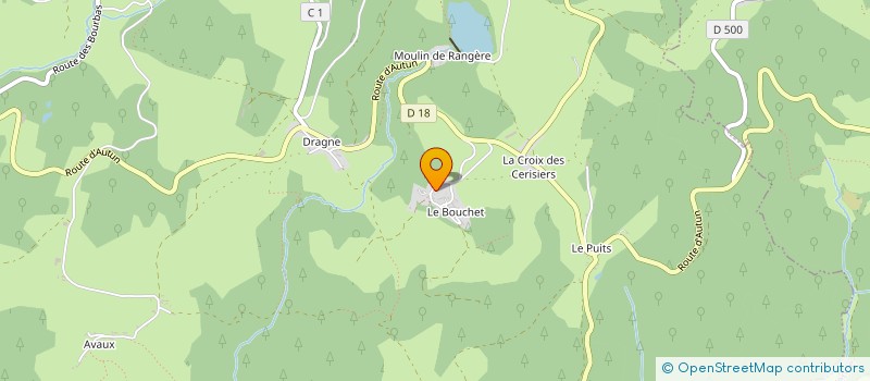 localisation de l'entreprise MONSIEUR MICHEL MARTIN  VILLAPOURCON