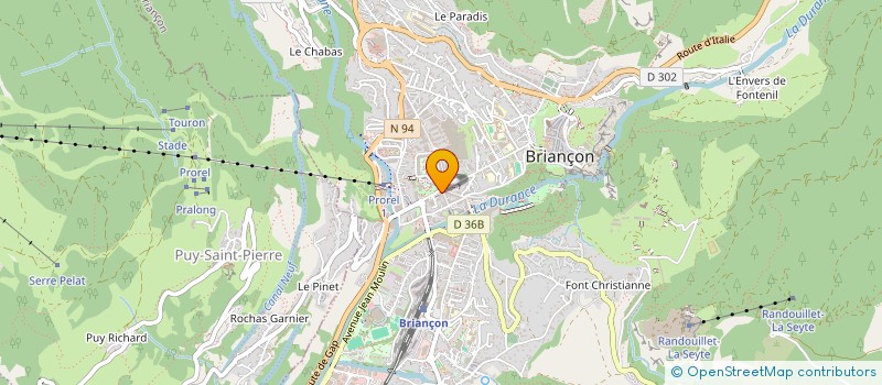 localisation de l'entreprise MONSIEUR MICHEL MARTIN-TEISSERE à BRIANCON