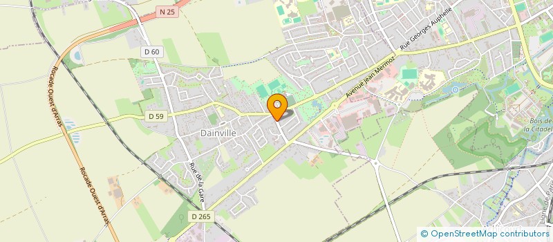 localisation de l'entreprise MONSIEUR MICHEL MARTINAGE  DAINVILLE