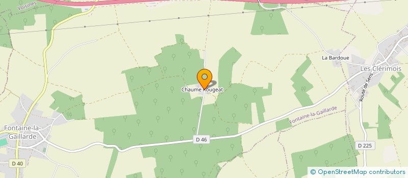 localisation de l'entreprise MONSIEUR MICHEL MARTINEAU  FONTAINE-LA-GAILLARDE