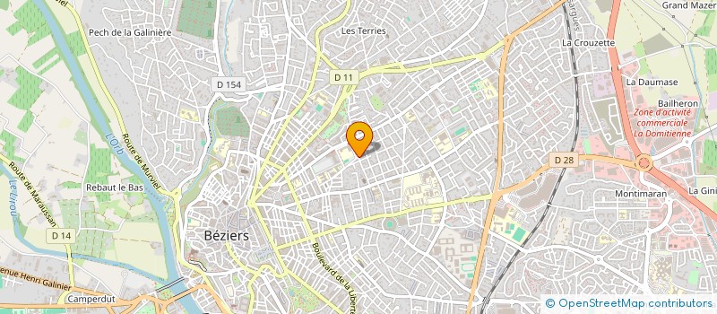localisation de l'entreprise MONSIEUR MICHEL MARTINEZ à BEZIERS