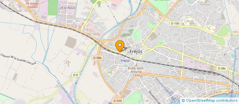 localisation de l'entreprise MONSIEUR MICHEL MARTINO  FREJUS