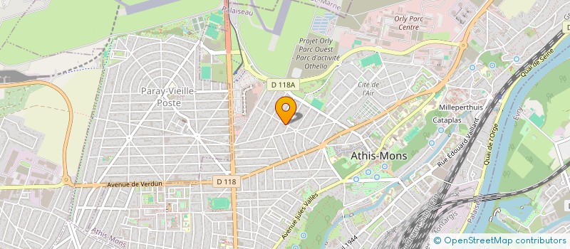 localisation de l'entreprise MONSIEUR MICHEL MARTINS à ATHIS-MONS