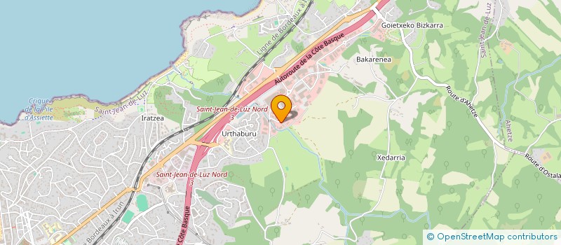 localisation de l'entreprise MONSIEUR MICHEL MARTINS  SAINT-JEAN-DE-LUZ