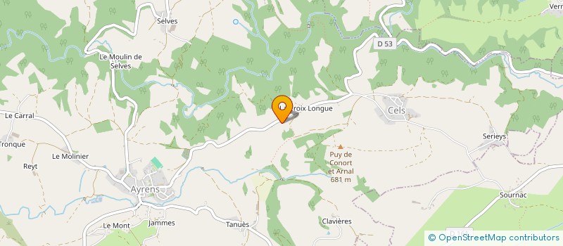 localisation de l'entreprise MONSIEUR MICHEL MARTY à AYRENS