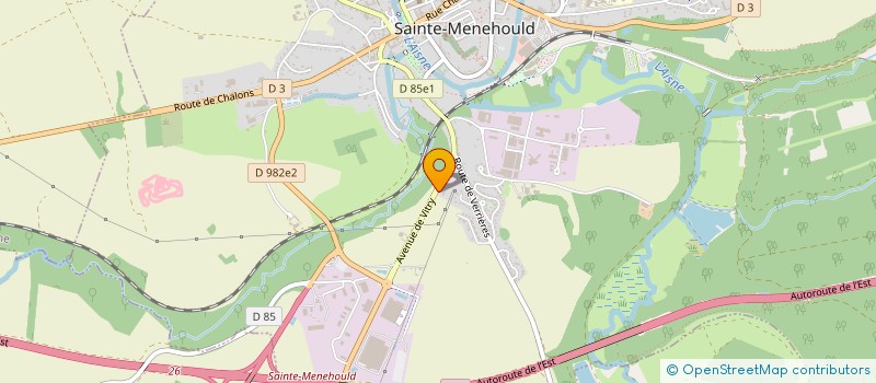 localisation de l'entreprise MONSIEUR MICHEL MARTY  SAINTE-MENEHOULD