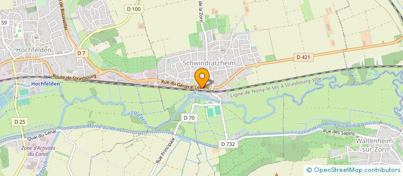 localisation de l'entreprise MONSIEUR MICHEL MARX-NAVA  SCHWINDRATZHEIM