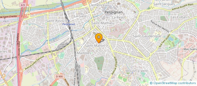 localisation de l'entreprise MONSIEUR MICHEL MAS  PERPIGNAN