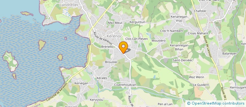 localisation de l'entreprise MONSIEUR MICHEL MAS  PLEUMEUR-BODOU