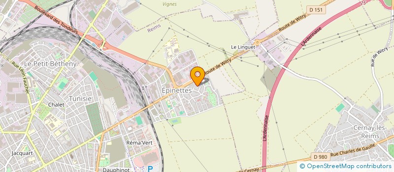 localisation de l'entreprise MONSIEUR MICHEL MASCRE  REIMS