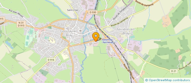 localisation de l'entreprise MONSIEUR MICHEL MASSART à FERRIERES-EN-BRAY