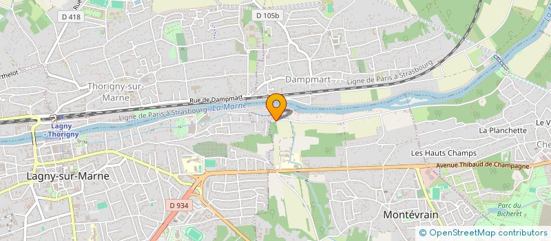 localisation de l'entreprise MONSIEUR MICHEL MASSART  MONTEVRAIN