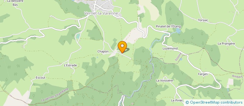 localisation de l'entreprise MONSIEUR MICHEL MASSAUX  LE VERNET-CHAMEANE