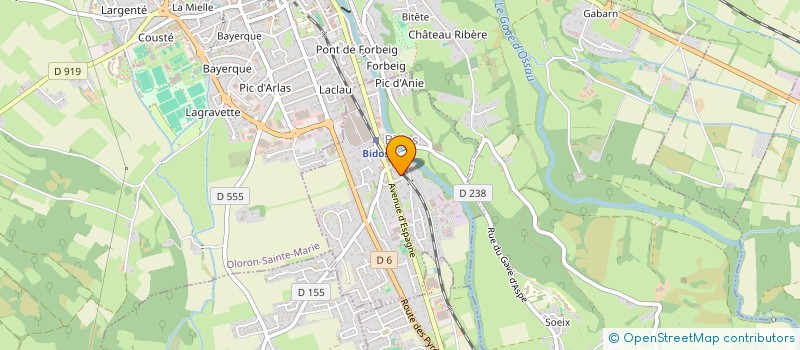 localisation de l'entreprise MONSIEUR MICHEL MASSELIN  BIDOS