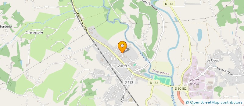 localisation de l'entreprise MONSIEUR MICHEL MASSIAS  VARETZ