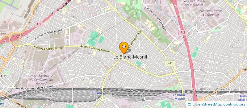 localisation de l'entreprise MONSIEUR MICHEL MASSON à LE BLANC-MESNIL