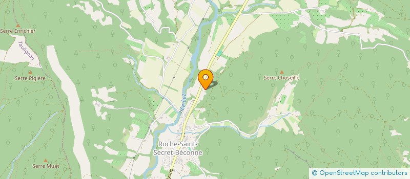 localisation de l'entreprise MONSIEUR MICHEL MASSON FAUCHIER  ROCHE-SAINT-SECRET-BECONNE