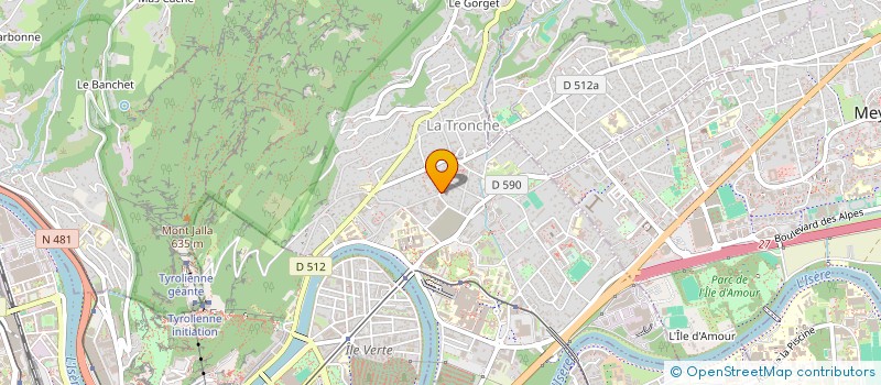 localisation de l'entreprise MONSIEUR MICHEL MASSONNAT  LE SAPPEY-EN-CHARTREUSE