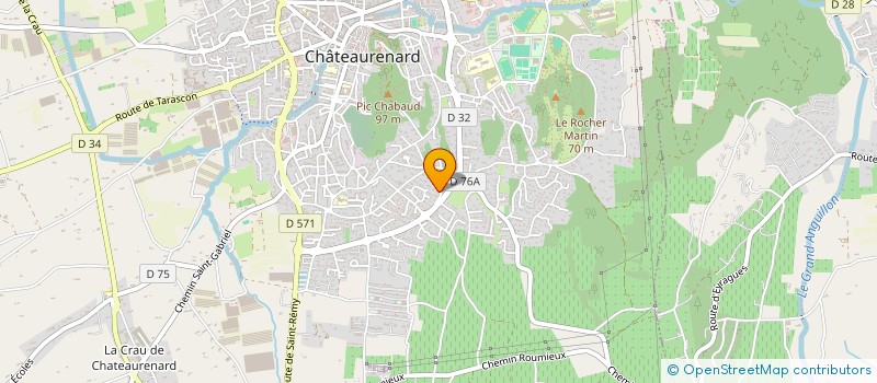 localisation de l'entreprise MONSIEUR MICHEL MATA  CHATEAURENARD