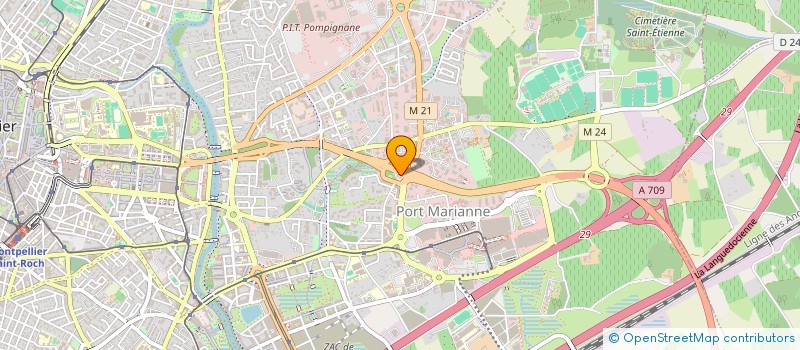 localisation de l'entreprise MONSIEUR MICHEL MATET à MONTPELLIER
