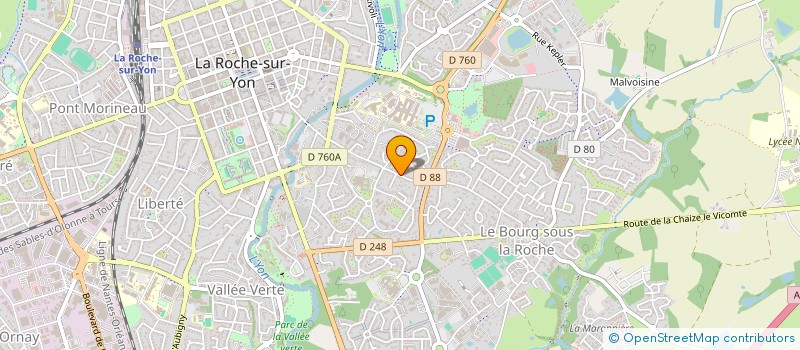 localisation de l'entreprise MONSIEUR MICHEL MATHE à LA ROCHE-SUR-YON