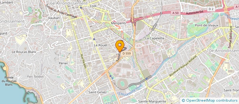 localisation de l'entreprise MONSIEUR MICHEL MATHIEU à MARSEILLE