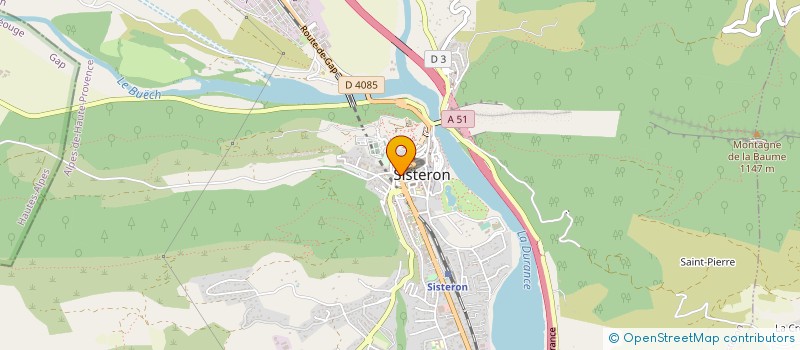 localisation de l'entreprise MONSIEUR MICHEL MATHIEU à SISTERON