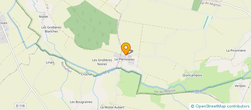 localisation de l'entreprise MONSIEUR MICHEL MATHIEU  VAL-DU-MIGNON